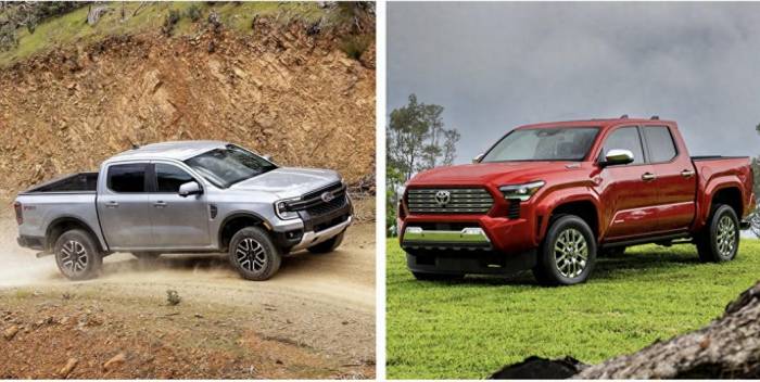 North American test drive of Toyota Tacoma/Ford Ranger: Each product has its own